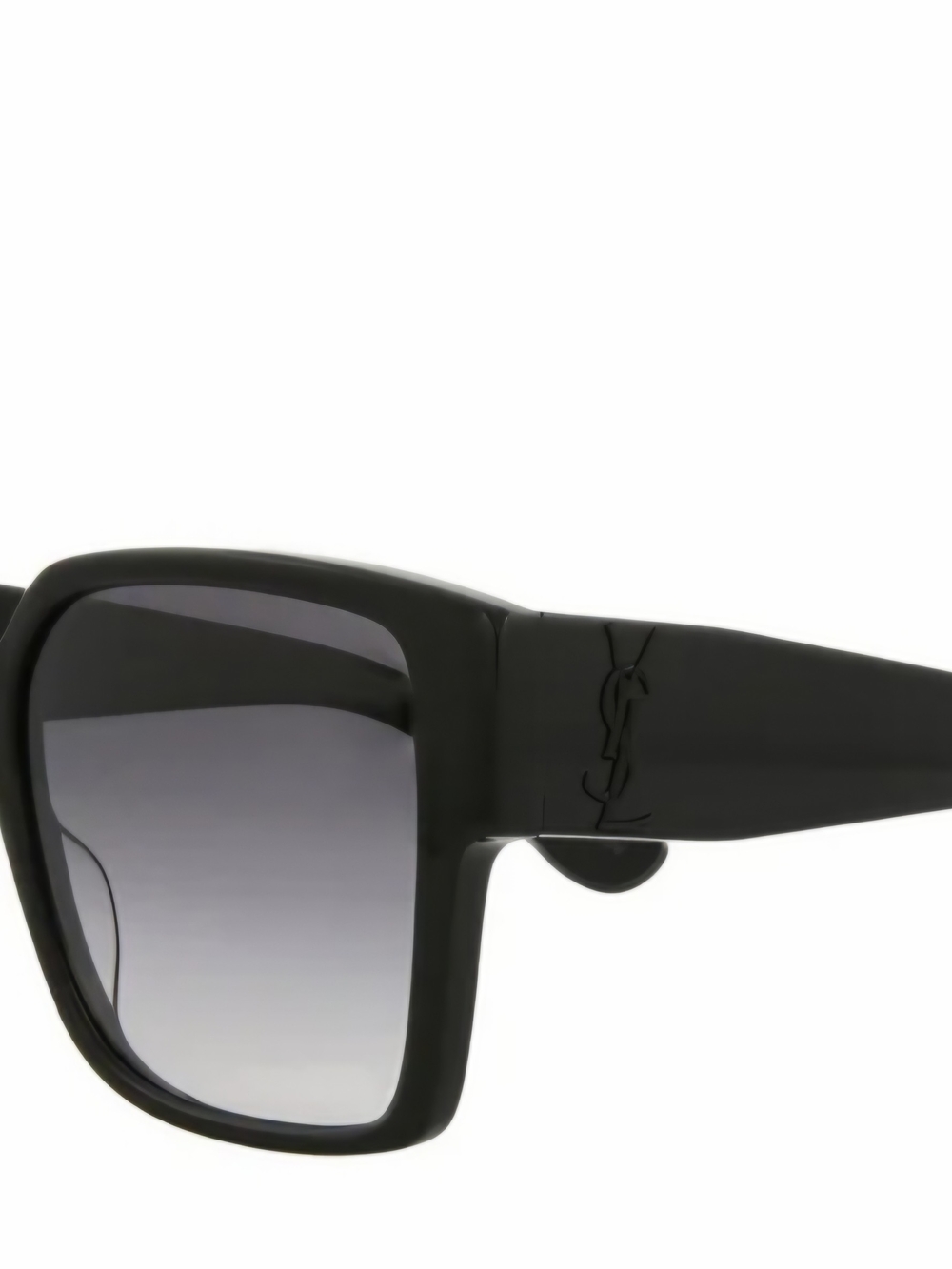 Saint Laurent Black Oversized Square Sunglasses -unisex